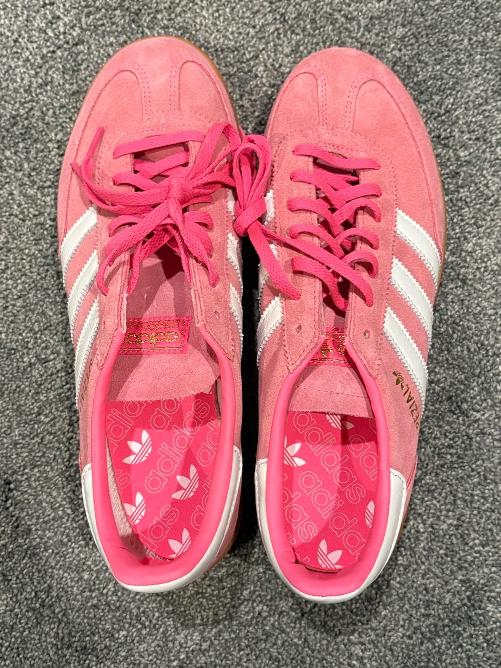 💖SPOTLIGHT💖NWOT Adidas Originals Handball Spezial Sneakers in Lucid Pink - Picture 4 of 8